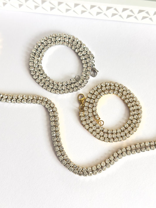 Round Tennis Necklace