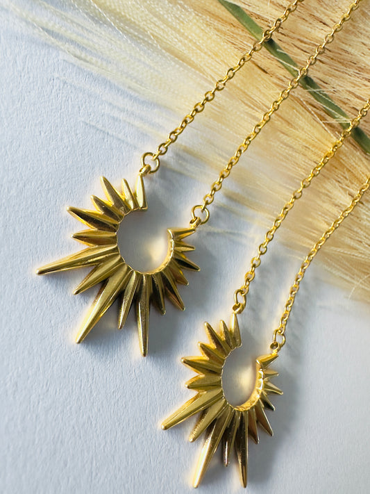 Sunburst Pendant Necklace