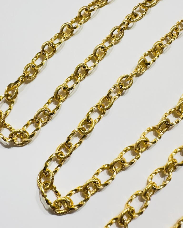 Kiara Texture Link Necklace