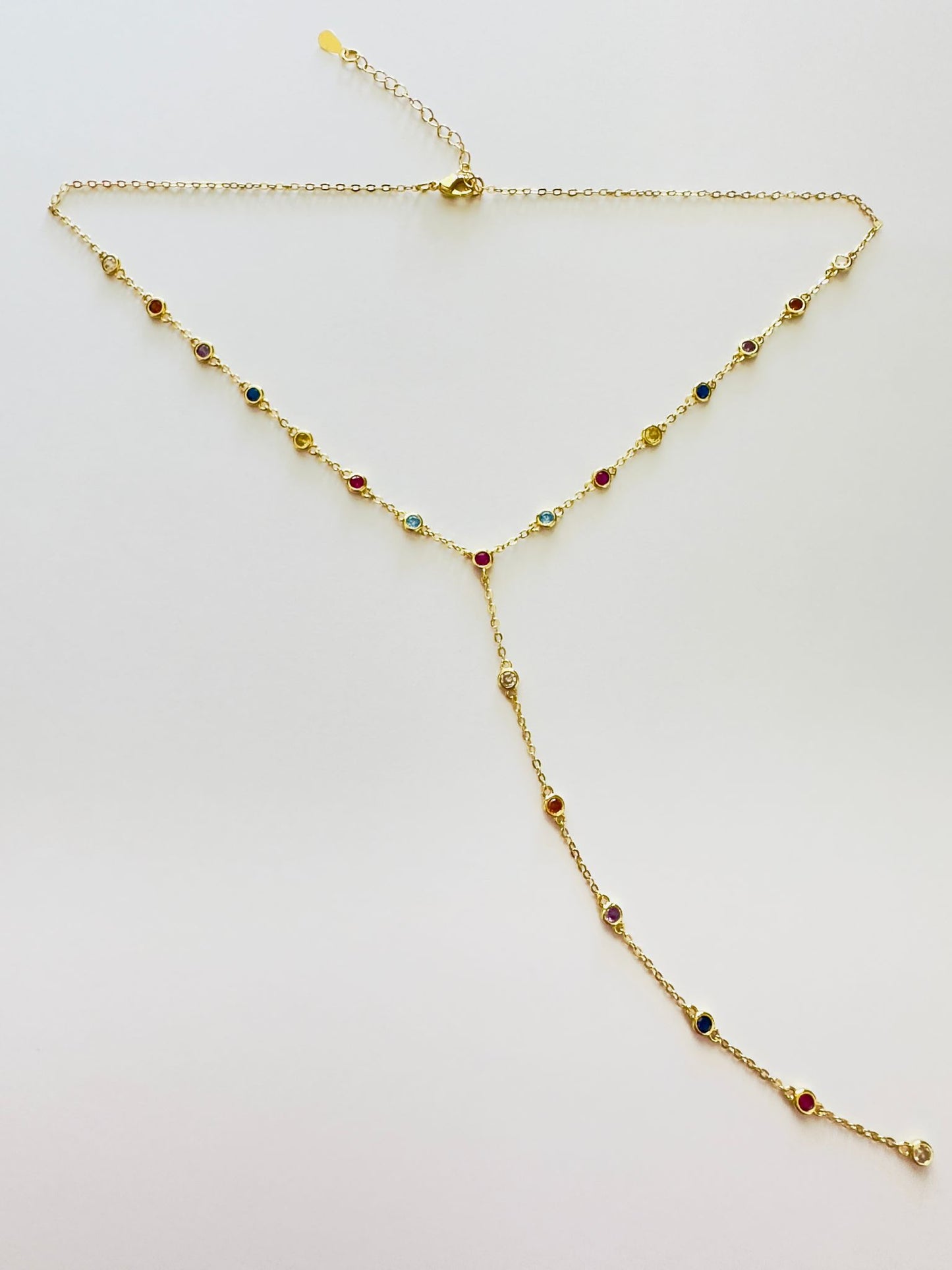 Kelly Colorful Long Chain Necklace